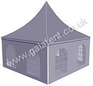 3D model of Pagoda Marquee Manufacture Service