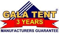 Gala Tents 3 Years Manufacturers Guarantee