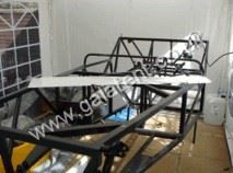 Marquee being used for building a Kit Car