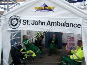 A Gala Tent Marquee for St John Ambulance