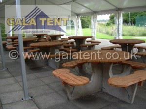 Recreational Tent on a Military Base
