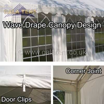 Enlarged Image of 3m x 10m Multi-Span Gala Tent (PVC Coated)