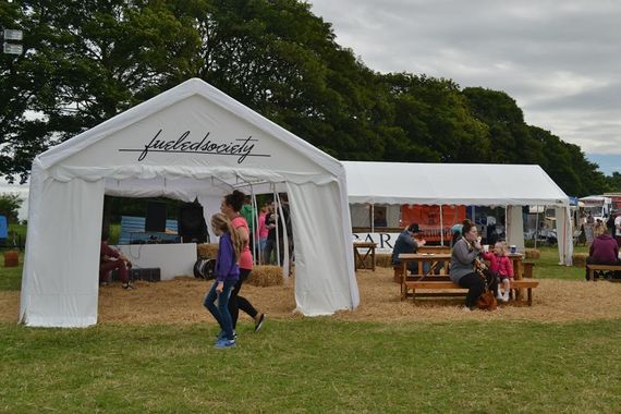 marquee at festival