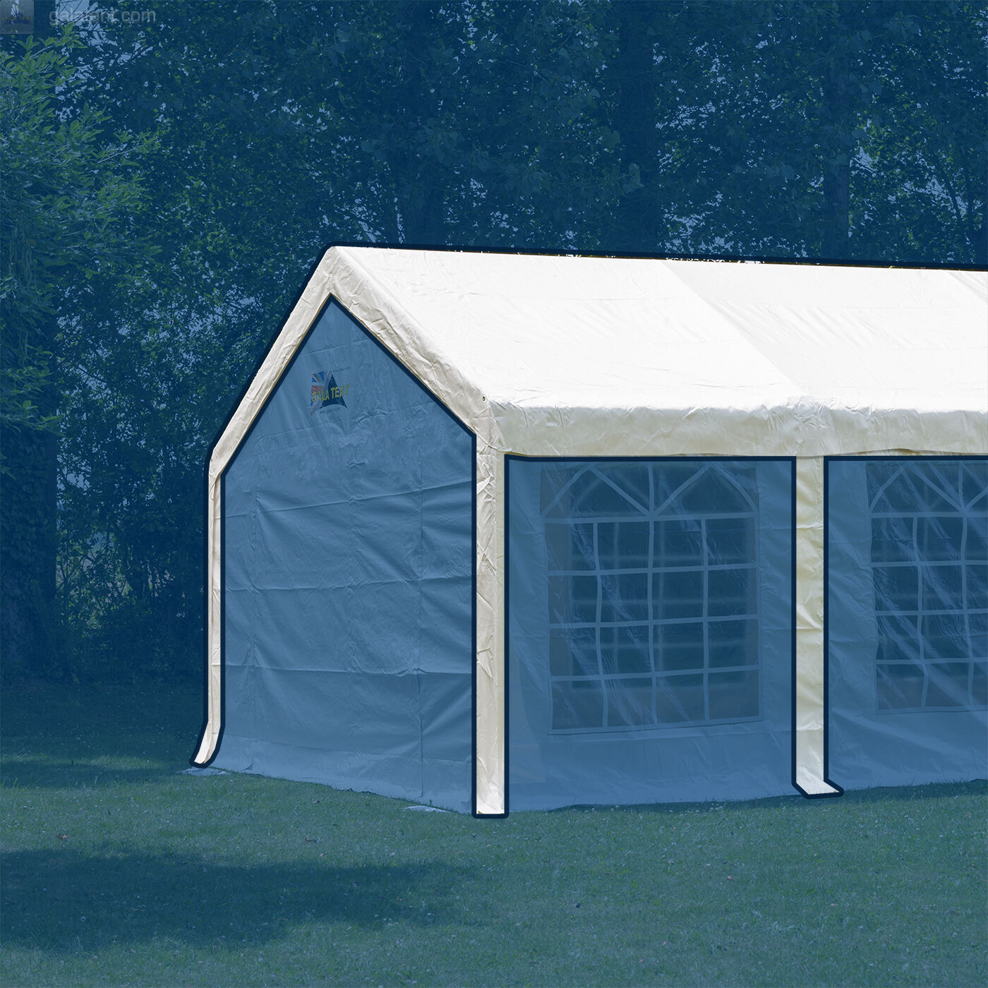Buy 6m x 6m Gala Tent Marquee Replacement Roof Canopy PE