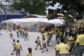 Gala Tents in Haiti