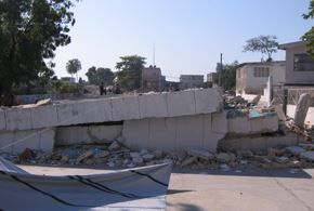 Destroyed Haiti School