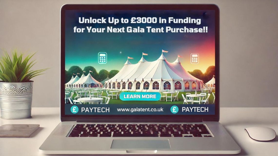 Secure no-obligation funding for your Gala Tent purchase image