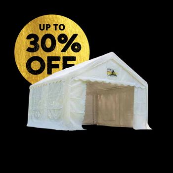 4m WIDE MARQUEES 20% OFF