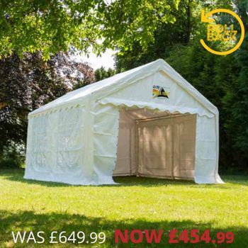 GALA TENT 4M X 4M PVC ELITE MARQUEE