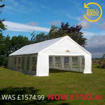 GALA TENT 6M X 12M PE ORIGINAL MARQUEE