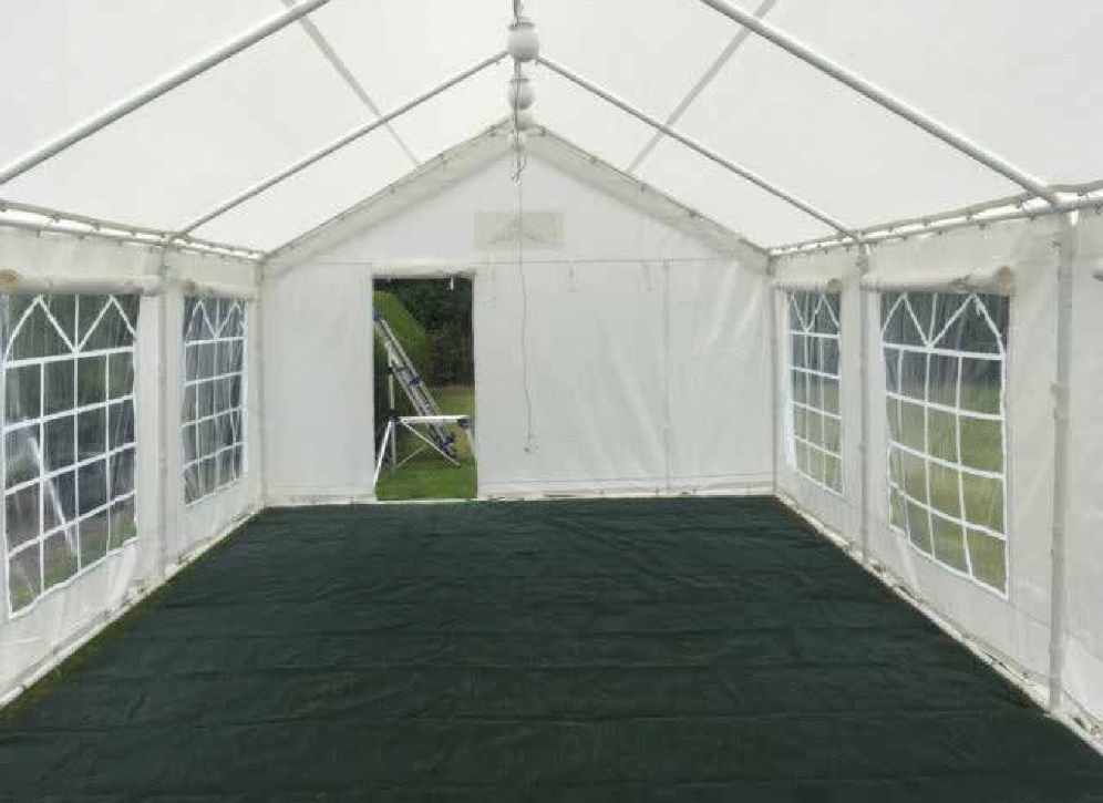 Inside a Gala Tent Marquee