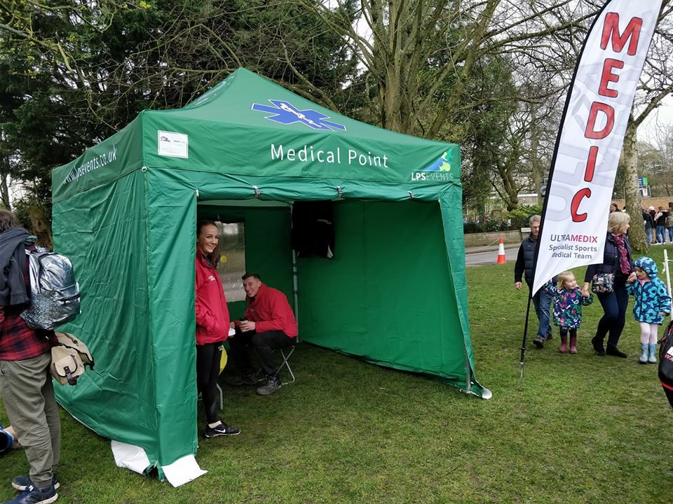 Printed first aid gazebo