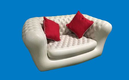inflatable sofa graphic