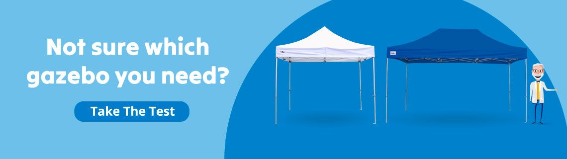 Not sure which gazebo you need? Click here