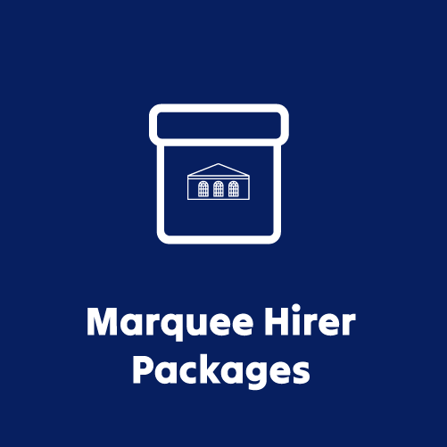 "marquee hirer packages"