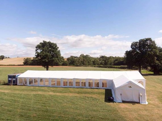 huge hire marquee A very big Gala Tent Marquee for outdoor event