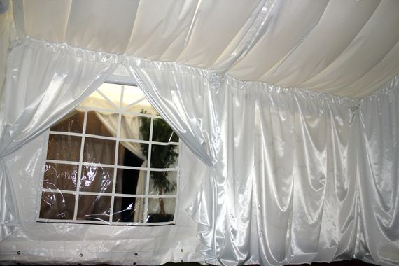 marquee lining 8 A photograph of a marquee with interior lining