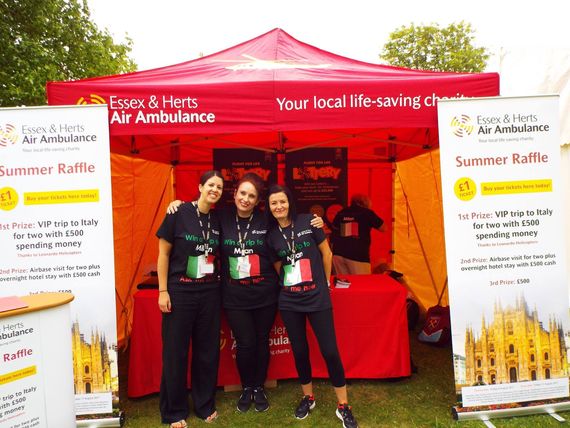 printed red charity gazebos 1