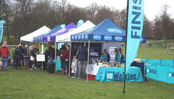 rspca sheffield branch printed gazebos