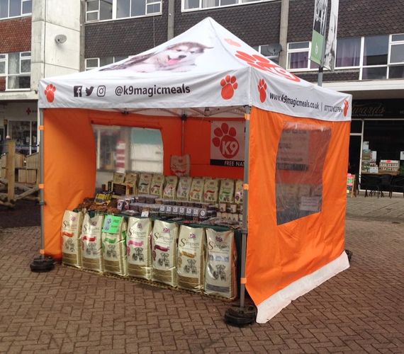 Custom Printed Gala Shade Market Stall Gazebos