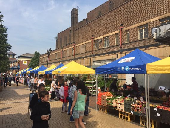 street market stall trading operation