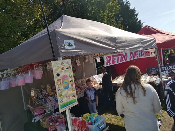 taupe market sweet stall gazebo