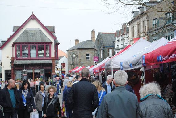 town market trade stalls