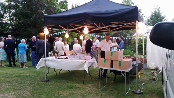 hog roast gazebo 7 A gazebo for a catering vendor
