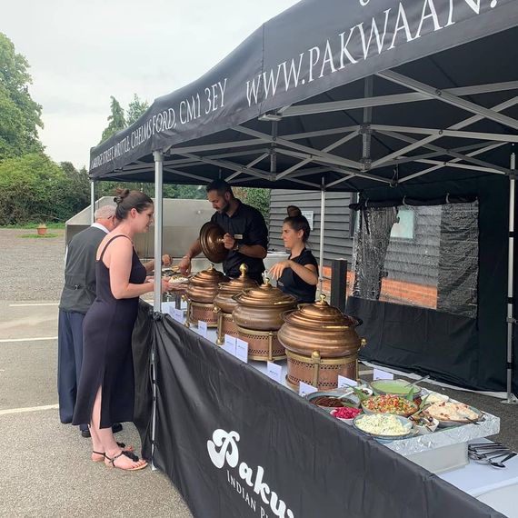 indian street food gazebo 2 A gazebo with custom printed branding for a streetfood vendor