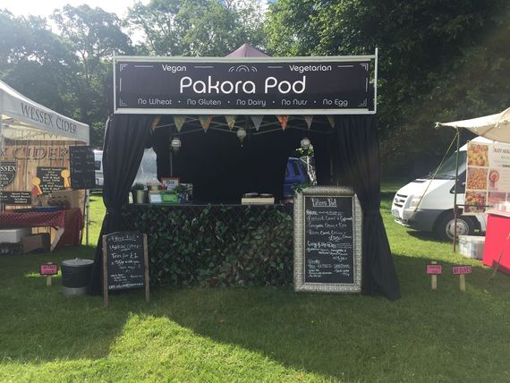street food gazebo 1 A gazebo with custom printed branding for a streetfood vendor