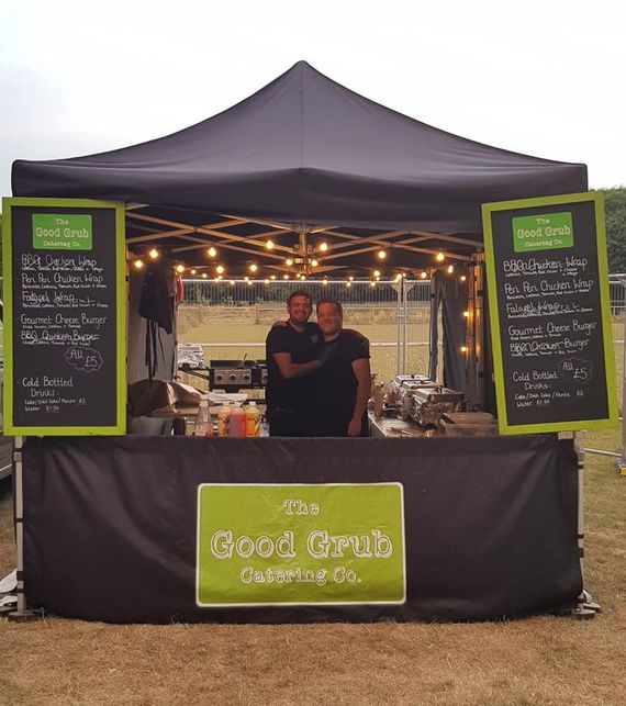 street food gazebo 2 A gazebo with custom printed branding for a streetfood vendor