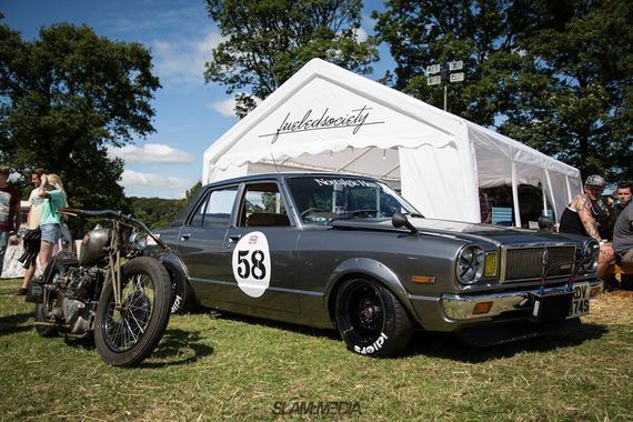 Gala Tent Marquee at an outdoor car show