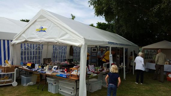 Gala Tent Marquee outdoors at a country fair