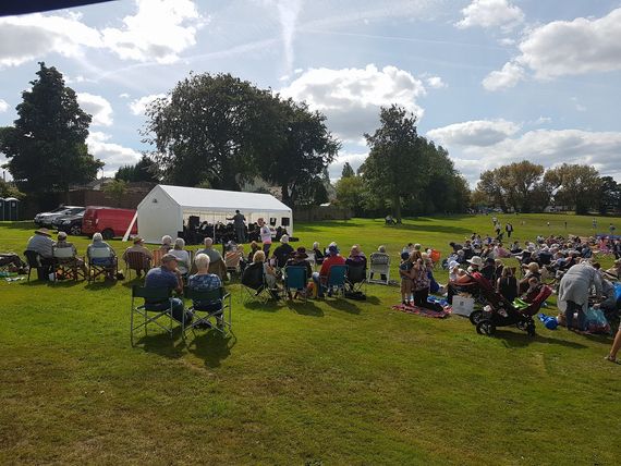 Marquees at an outdoor country show