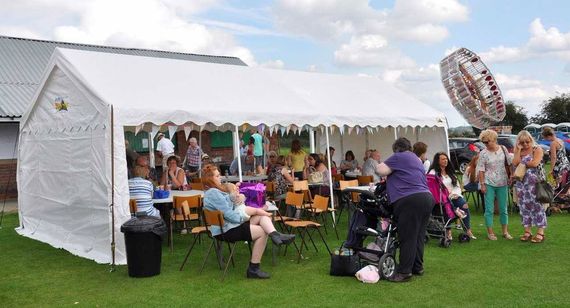 A Gala Tent Marquee outdoors