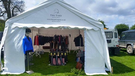A PVC Marquee at a country fair
