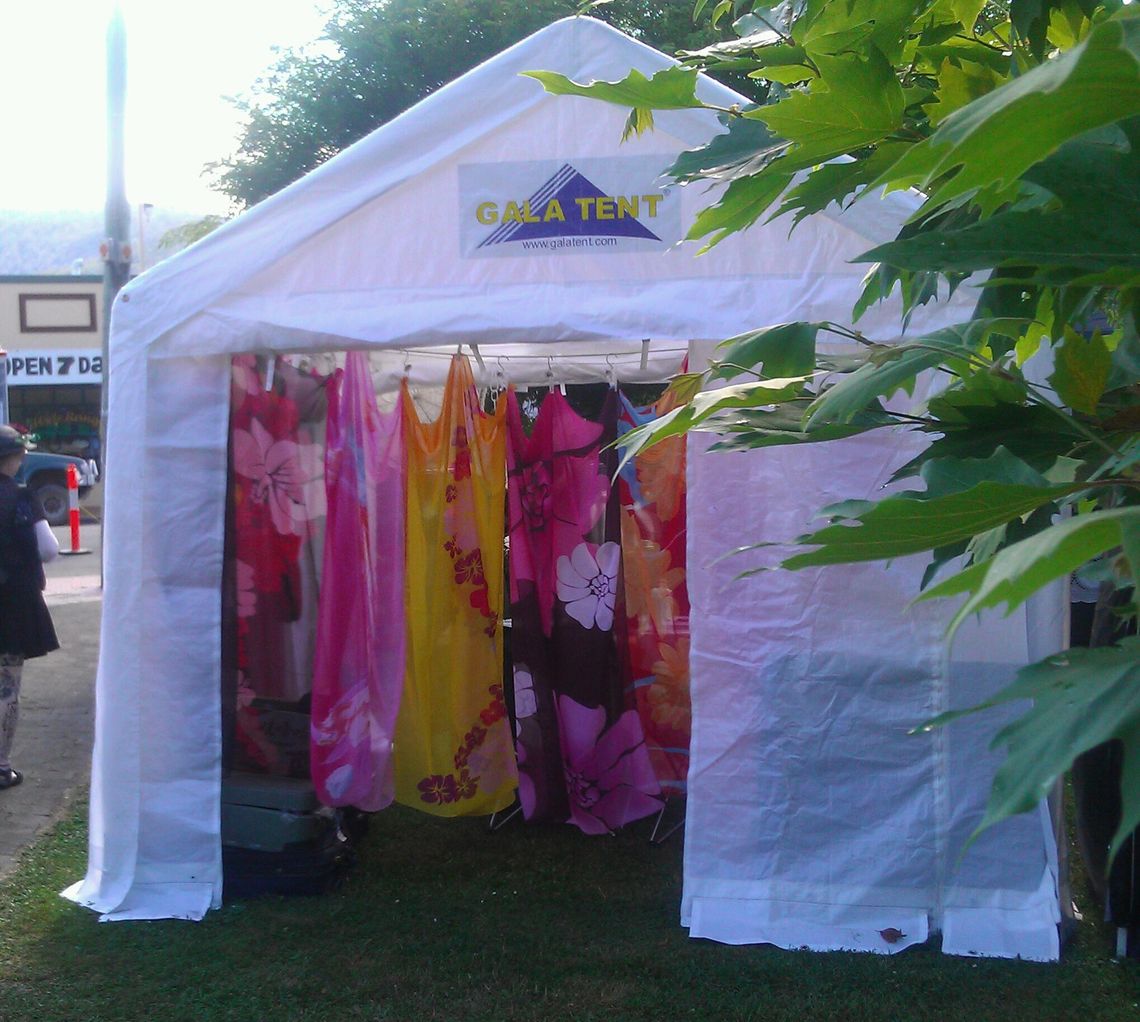Small marquee at a fair