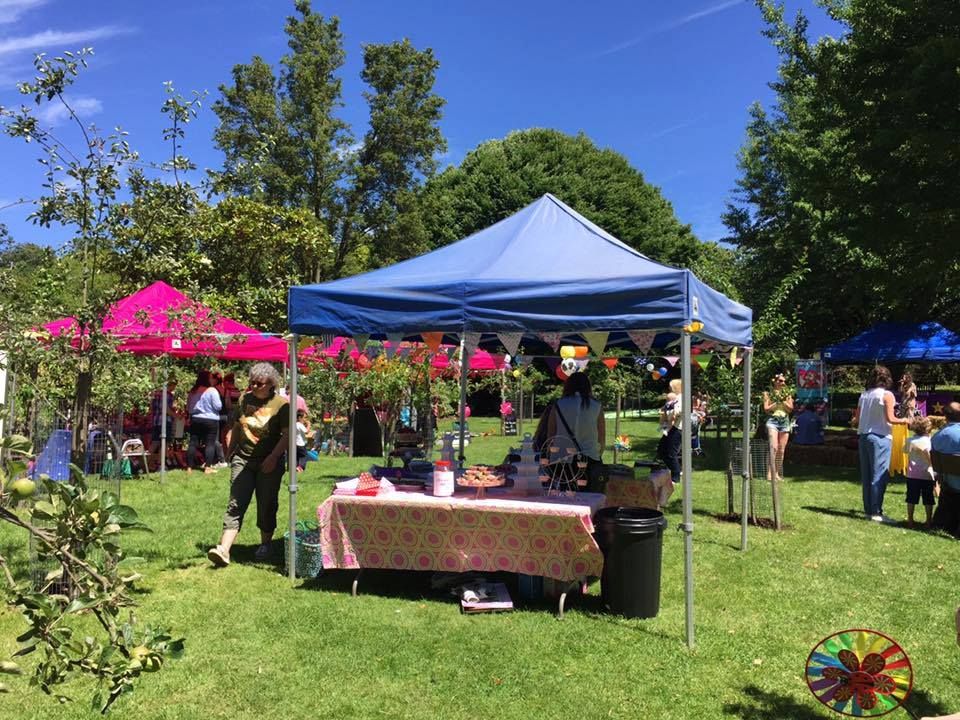 Gazebo at summer fair