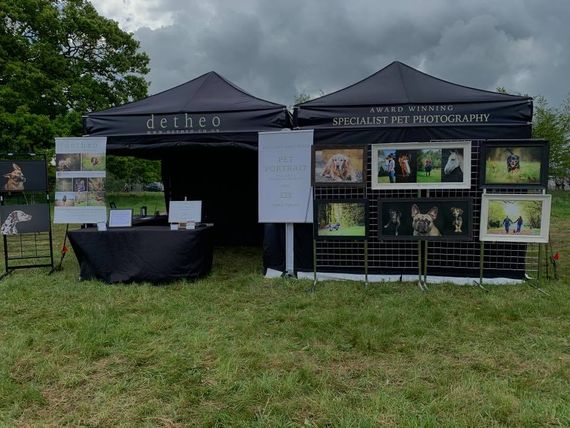 trade gazebo at country show 2