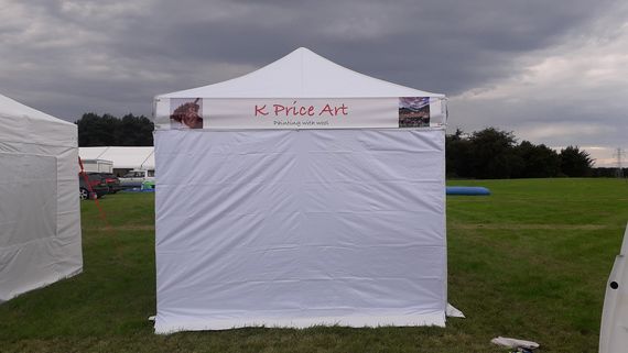 Art Trading Printed Gazebo at a country show