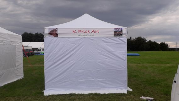 art trading gazebo at country show