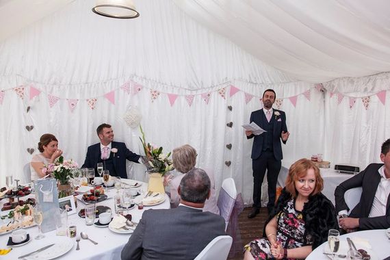 Gala Tent Marquee wedding party