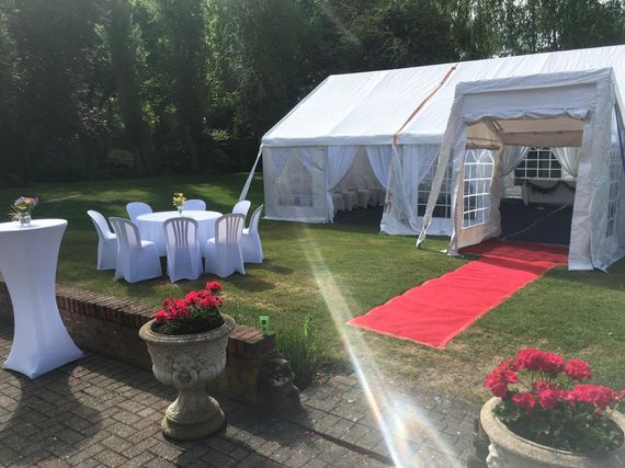 A Gala Tent Wedding Marquee outdoors