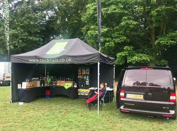Gala Shade Pop Up Gazebo sheltering a car