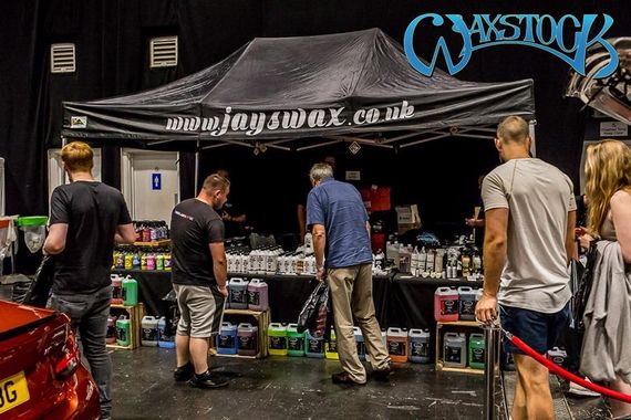 Printed Gazebo canopy for a valeting and detailing business at an indoor show