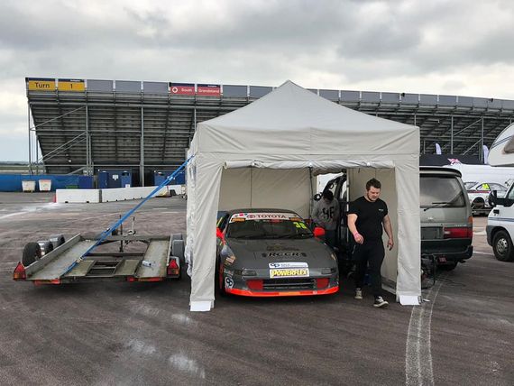 pop up motorsport tent 12