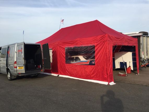 pop up motorsport tent 1
