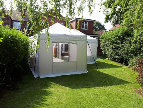 A 3m x 6m Gala Shade Party Gazebo