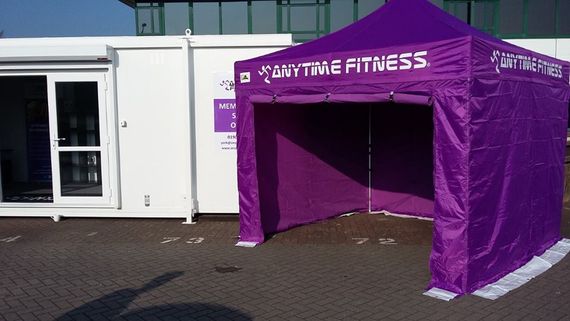 fitness gazebo purple