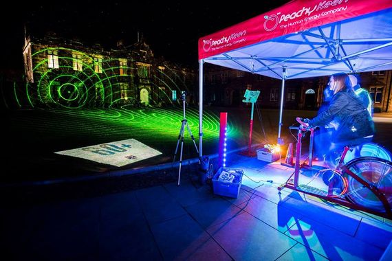 promotional gazebo for fitness brand